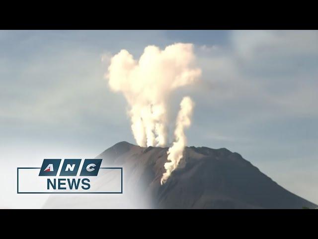 LOOK: Time-lapse of Mt. Bulusan today after phreatic eruption on Sunday | ANC