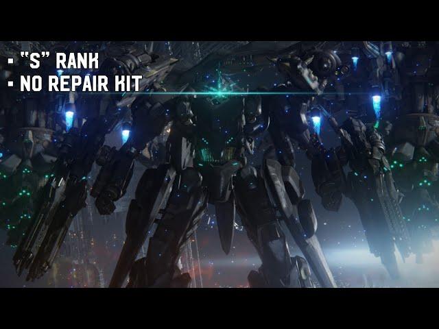 Armored Core 6 Secret Ending Final Boss “S” Rank + No Repair Kit