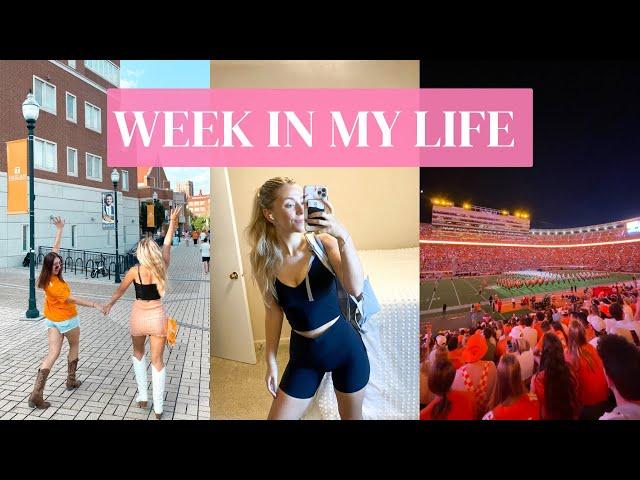 college week in my life | FIRST WEEK OF CLASS! @ utk