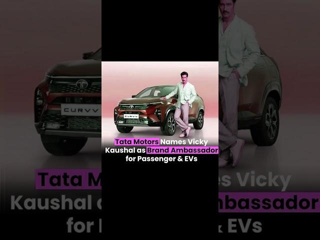 VICKY KAUSHAL NEW BRAND AMBASSSADOR OF TATA EV | #shorts #tata #work #vickykaushal #business #ev