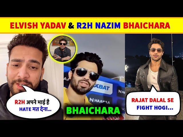 Elvish Yadav & R2H Nazim Bhaichara Reply ️ Harsh Beniwal F!GHT With Rajat & Leave ECL