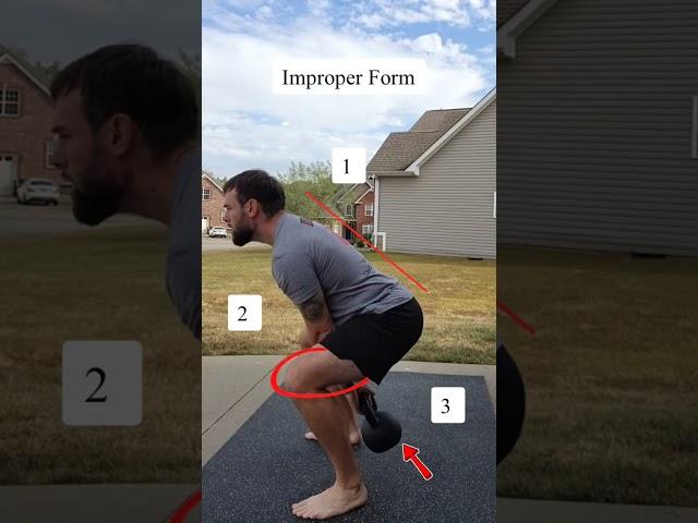 How not to swing the kettlebell.  #kettlebellworkout #kettlebelltraining #kettlebell