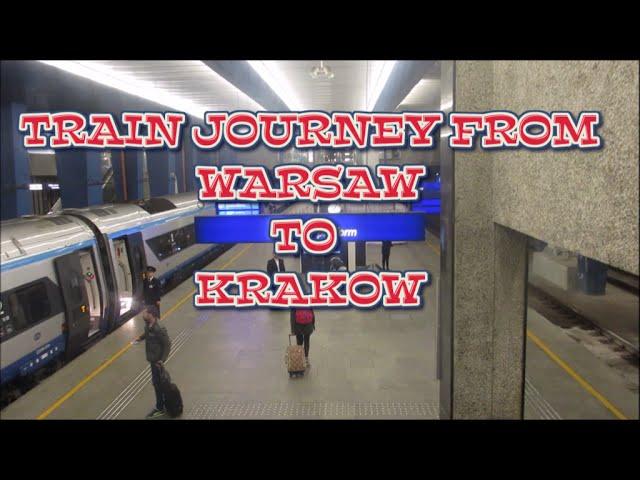 Catching The Train In Poland - From Warsaw To Krakow - HD