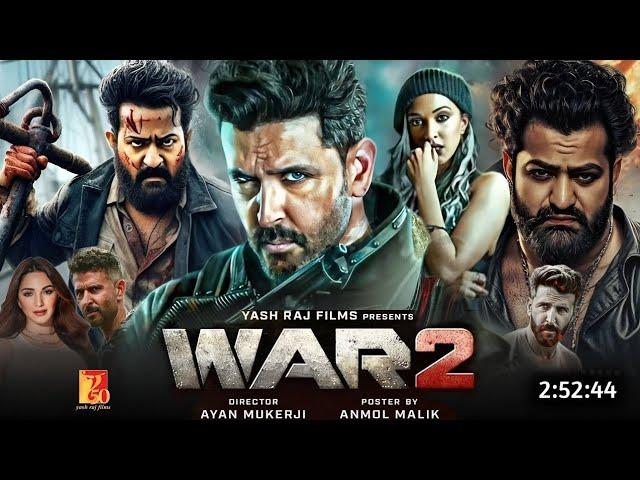 War 2 Full Movie 2024 | Hrithik Roshan, Tiger Shroff, Jr NTR, Kiara Advani | New Hindi Movie 2024