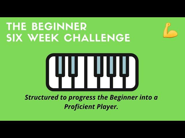 Beginners Six Week Piano Challenge - Reading Music in the Right Hand