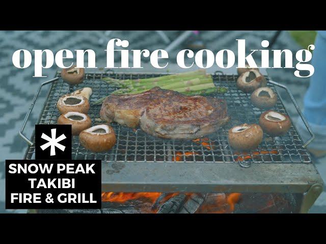 Snow Peak Takibi Time Fire & Grill | Open Fire Cooking | Grilling | ASMR