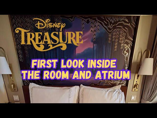 The Disney Treasure Ship | Pocahontas Room & Atrium First Look | Disney Cruiseline DCL