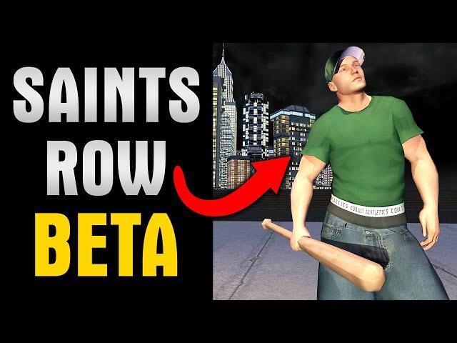 Saints Row 1 Beta Gameplay Pictures (2005-2006)