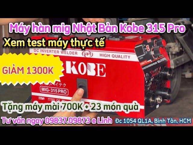 EM LINH TEST THỰC TẾ MÁY KOBE 315 PRO 2 NÚT CHỈNH CHUYÊN ĐỒ MỎNGMUA 1 + 1 #mayhan #mayhanmig #kobe