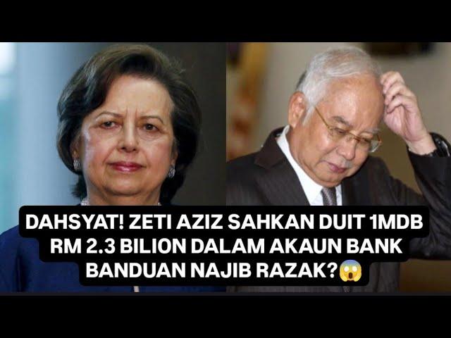 GEMPAR! ZETI AZIZ SAHKAN BOSKU ROMPAK RAKYAT RM 2.3 BILION? 