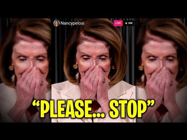 1 MIN AGO: Nanci Pelosi BEGS For Mercy As She Loses Everything