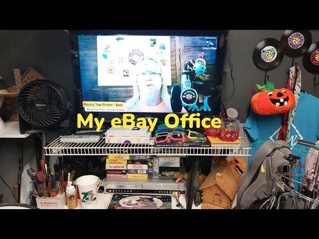 A Tour of My Little eBay Office 12'x14' Foot