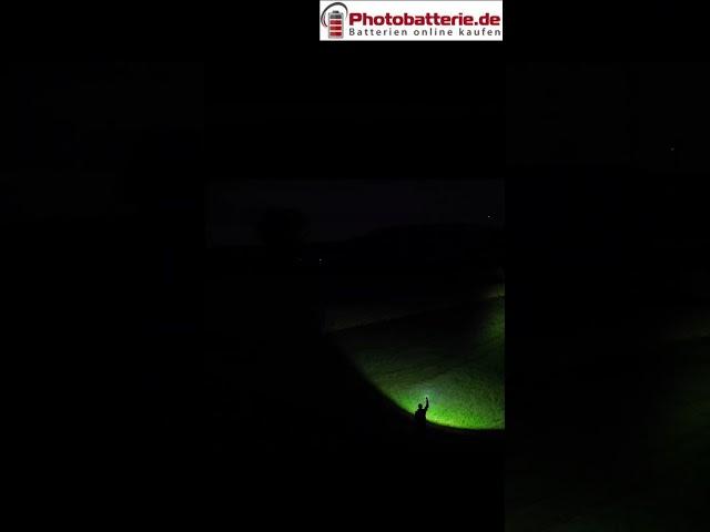 Nitecore MH12 Pro LED Taschenlampe Beamshots 3300 Lumen 505 Meter Reichweite