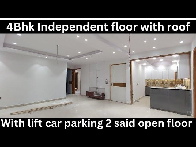 4Bhk luxury Independent floor near vashali metro station || 4Bhk छत कें साथ repid metro ke pass