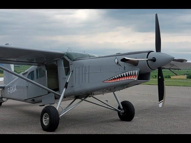 This sound of turbine start will melt your heart Pilatus PC6