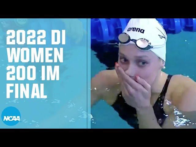 Women's 200 Individual Medley — 2022 NCAA swimming championships