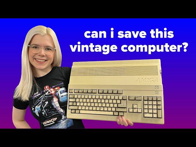 Saving a Commodore Amiga A500 from the trash