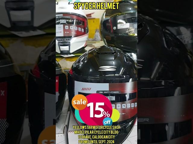 SPYDER HELMET BIG DISCOUNT UNTIL SEPT 2024 #archewsalonzo #spyderhelmet #helmet