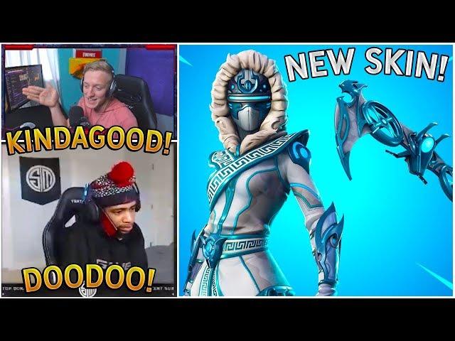 TFUE & Streamers React to *NEW* Snowstrike Skin & "FROZEN BUNDLE"