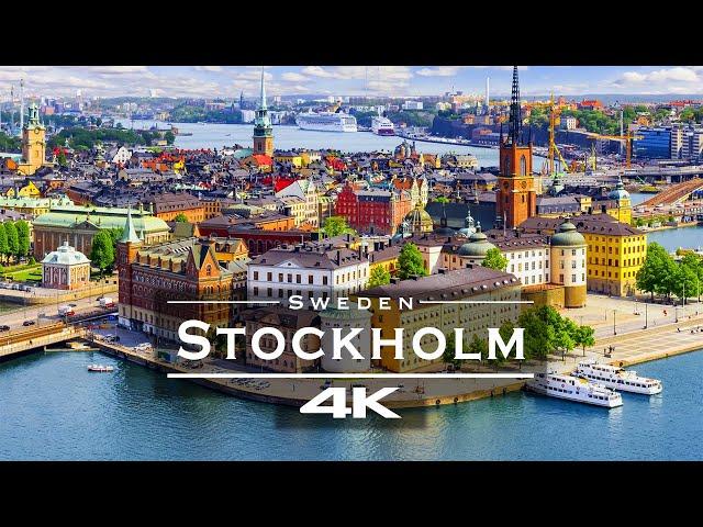 Stockholm - Sweden  - by drone [4K]