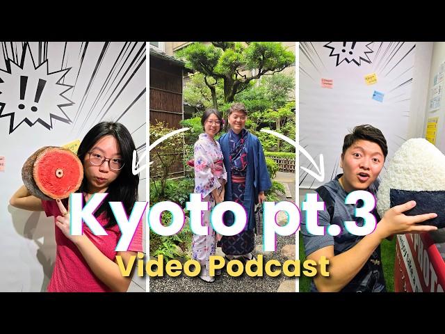 KYOTO VLOG 3  (+HOW MUCH WE SPENT) | kimono rental, matcha ceremony, nishiki market, 3D fake food+