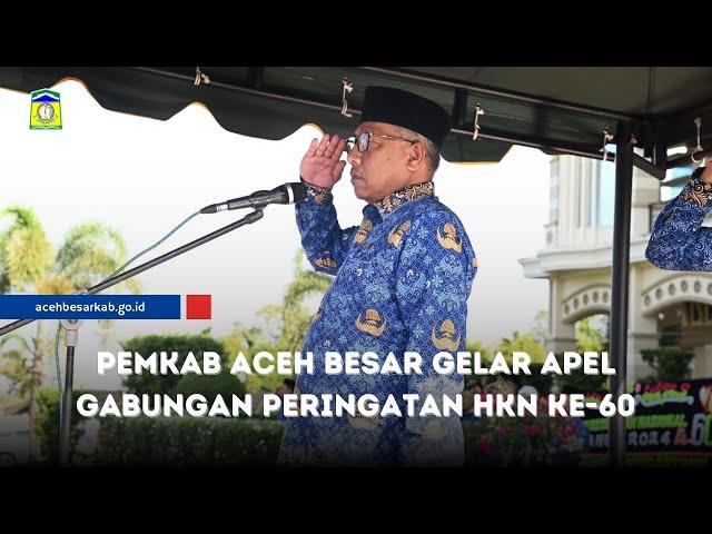 Pemkab Aceh Besar Gelar Apel Gabungan Peringatan HKN ke-60