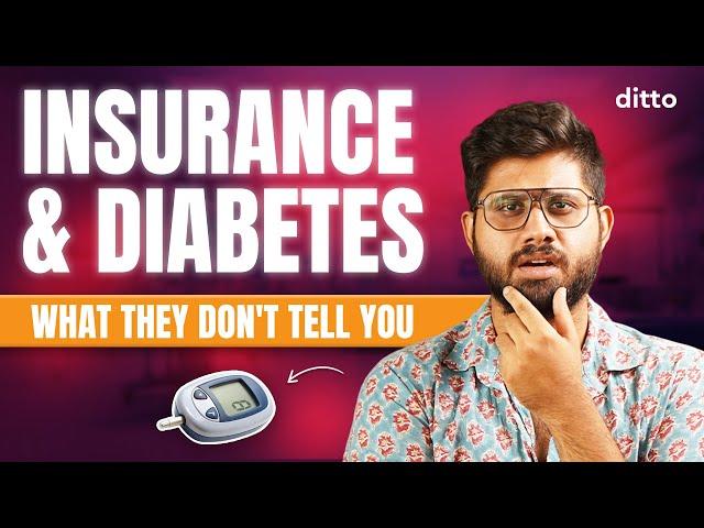 3 Best Health Insurance With Diabetes Cover 2024 | Health Insurance for Diabetics | Ditto