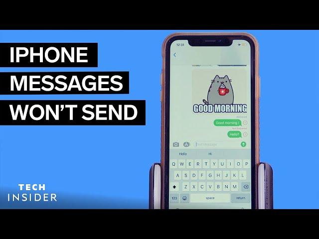 Why Is My iPhone Not Sending Messages?