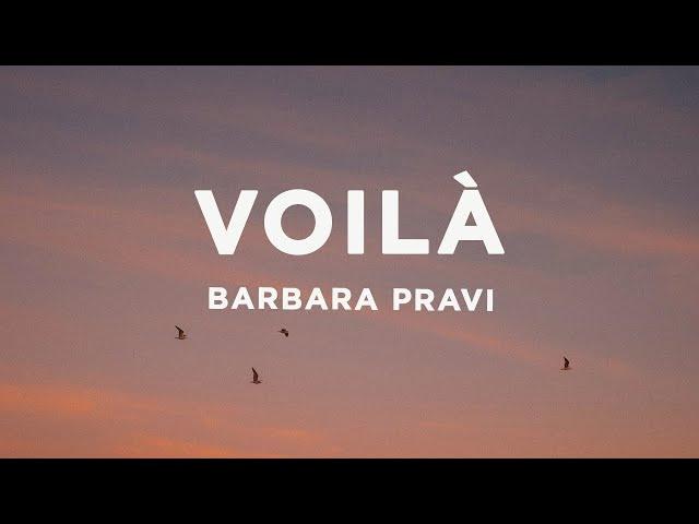 Barbara Pravi - Voilà (Paroles/Lyrics)