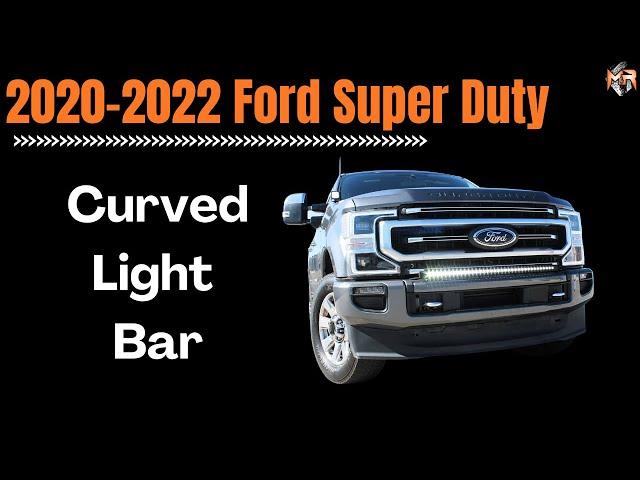 2020-2022 Ford Super Duty Curved 40in Light Bar |Tutorial | M&R Automotive