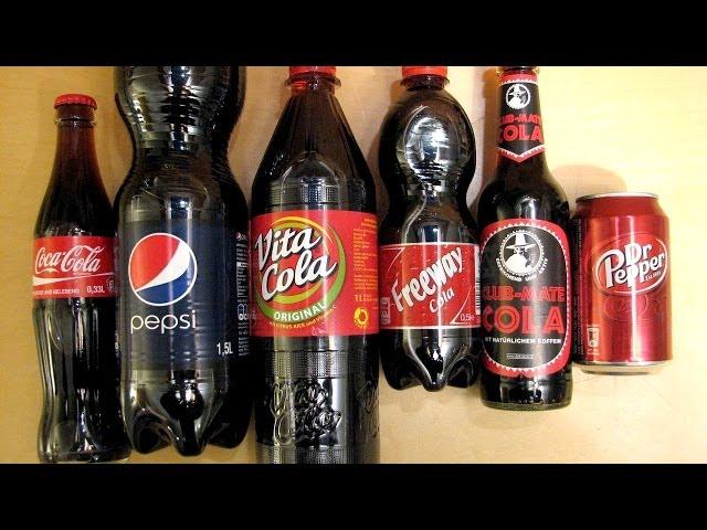 Cola Blind Taste Test - Coke Pepsi LIDL Dr. Pepper Vita Club Mate