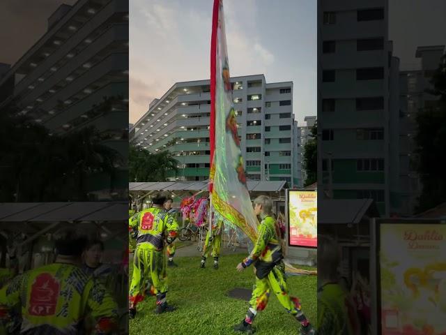 新加坡濟南体育會 singapore ji nam athletic association Big Flag Performance (大旗表演 )  at KPT 401