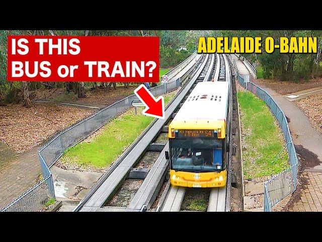 Weird Buses on a "Train Track"? The Australia's Guided Bus, Adelaide O-Bahn