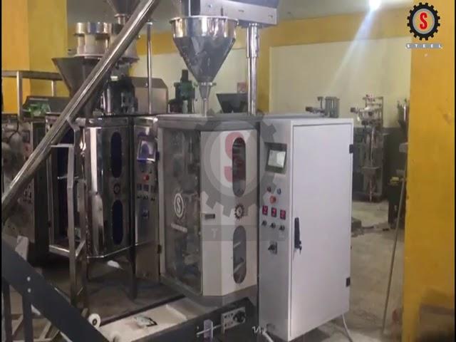 ماكينه تعبئة بودر اوتوماتيك تصنيع شركه الهندسية ستيل