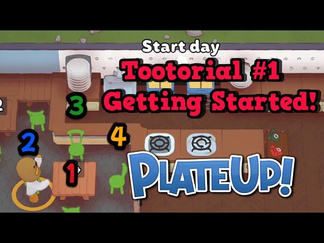 Getting Started! PlateUp! Tutorial Guide! Tootorial #1