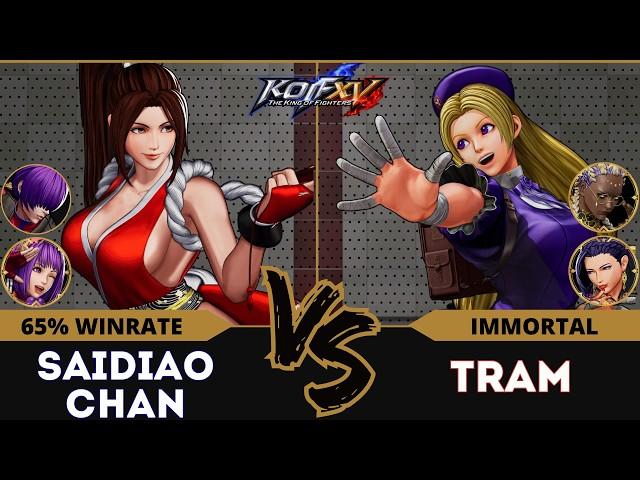 KOF XV⭐SAIDIAO CHAN (Mai/O.Shermie/Athena) vs TRAM (Hinako/Dolores/Luong)⭐Ranked Match - 11/24