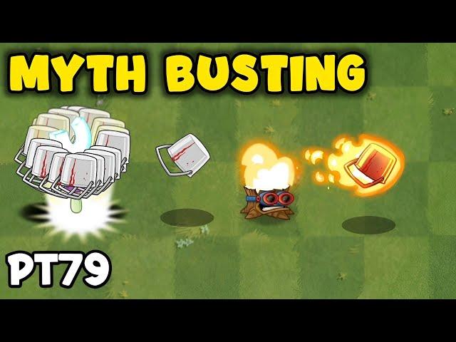 PvZ 2 Myth Busting - Magnet Shroom can burn Bucket through torchwood?