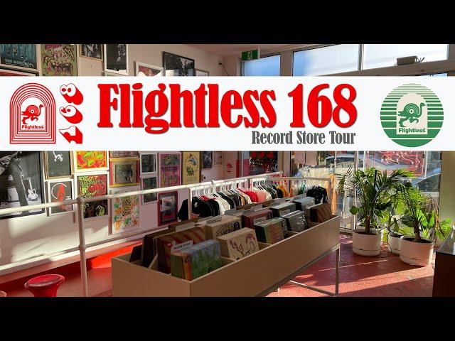 Flightless Records - Vinyl Record shop tour