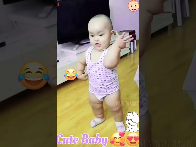 Dum dum diga diga || Dum dum dika dika #cute #funnybaby #funnyclips #ytshort #shortsfeed #shorts