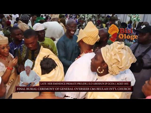 SP. APOST. YEMI ABIODUN EMMANUEL AND SIBLINGS GAVE THEIR BELOVED LATE MOTHER A BEFITTING BURIAL