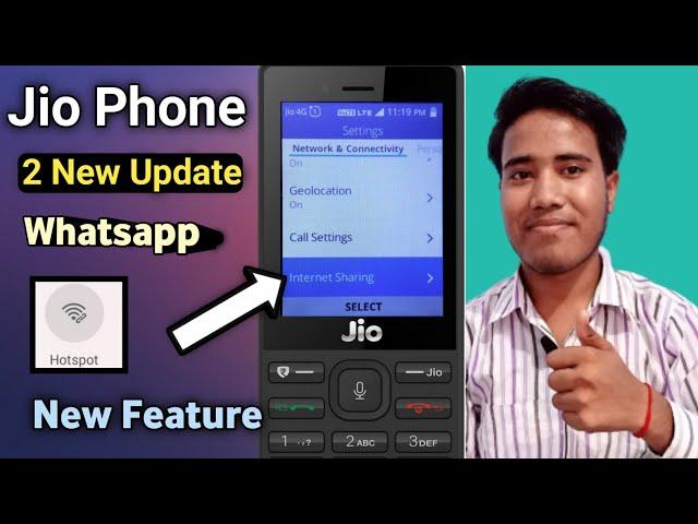 JioPhone New Update।Hotspot in JioPhone।New Featured Added। Technical Mohit Shukla