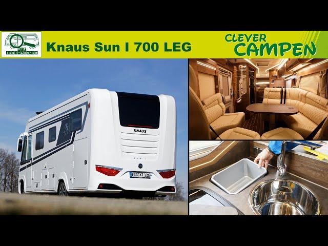 Knaus Sun I 700 LEG - Luxus pur auf 7,65 Meter Länge?  - Test | Clever Campen