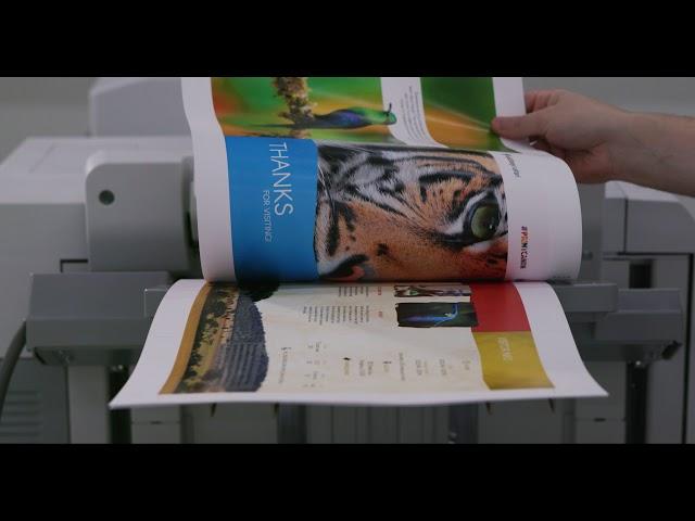 Canon imagePRESS Product Feature: Duplex Long Sheet Printing