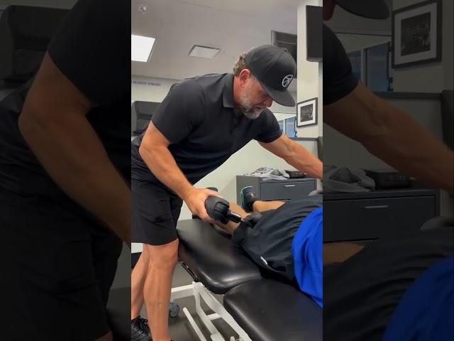 #Theragun PRO + Duo Adapter attachment = an extra powerful treatment  #Therabody #Shorts