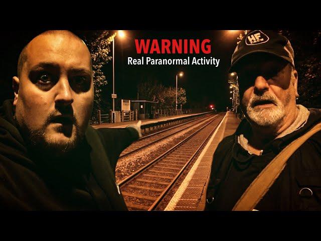 WE RETURNED to the Haunted Railway Station (INSANE footage) Scary Paranormal Activity