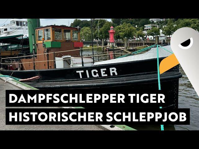 Historischer Schleppjob mit Dampfschlepper TIGER ️ Überführung von Schlepper FRITZ zum Hansahafen