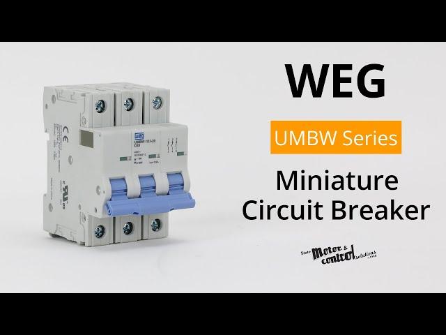 WEG Electric's UMBW Series, Miniature Circuit Breaker