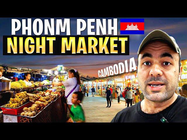 Phnom Penh Night Market Tour | Best Street Food & Shopping in Cambodia