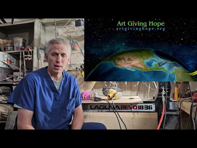 A new Direction for ArtGivingHope.org in 2024!  Meet Dr Dan Preece "Artist by Night, Surgeon by Day"