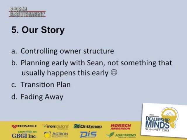 Preparing the Next-Generation to Take Over: Tim Young's Dealership Minds Summit 2013 Talk